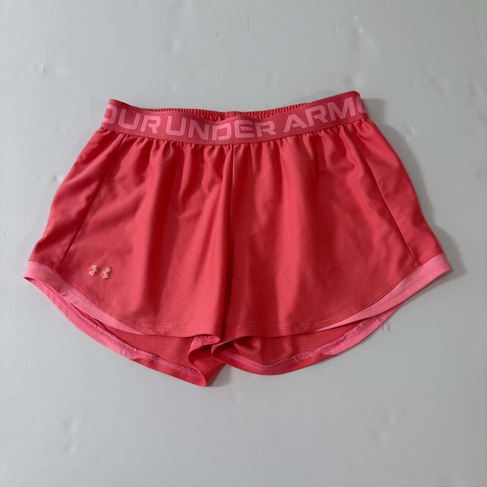 Under Armour Women's Play Up 3.0 Shorts in Pink Size S